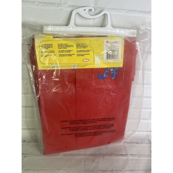Nickelodeon JIMMY NEUTRON Lab Coat Child Halloween Costume Cosplay Red Size 7-10 - Picture 5 of 12